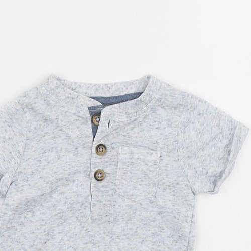 F&F Boys Blue   Basic T-Shirt Size 0-3 Months