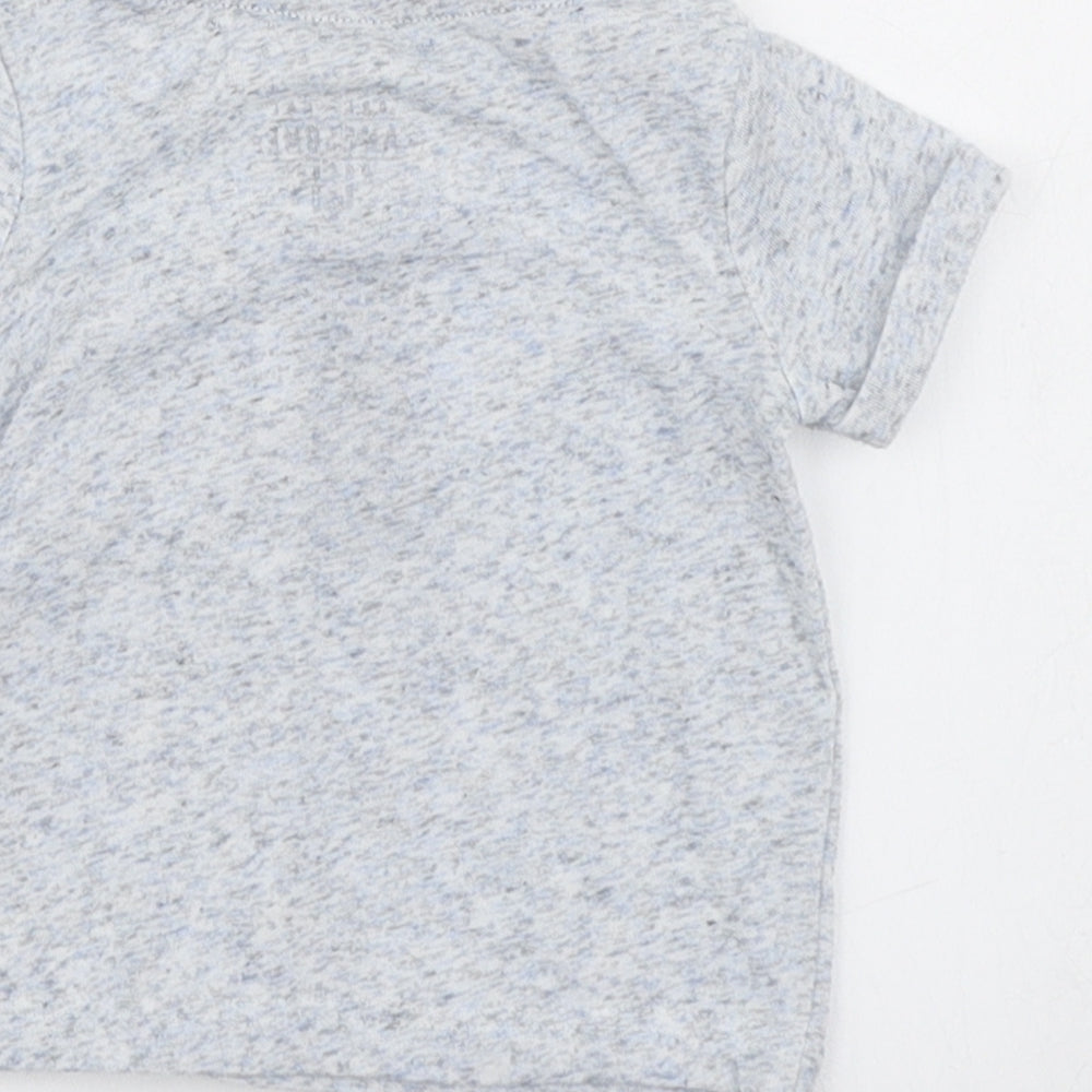 F&F Boys Blue   Basic T-Shirt Size 0-3 Months