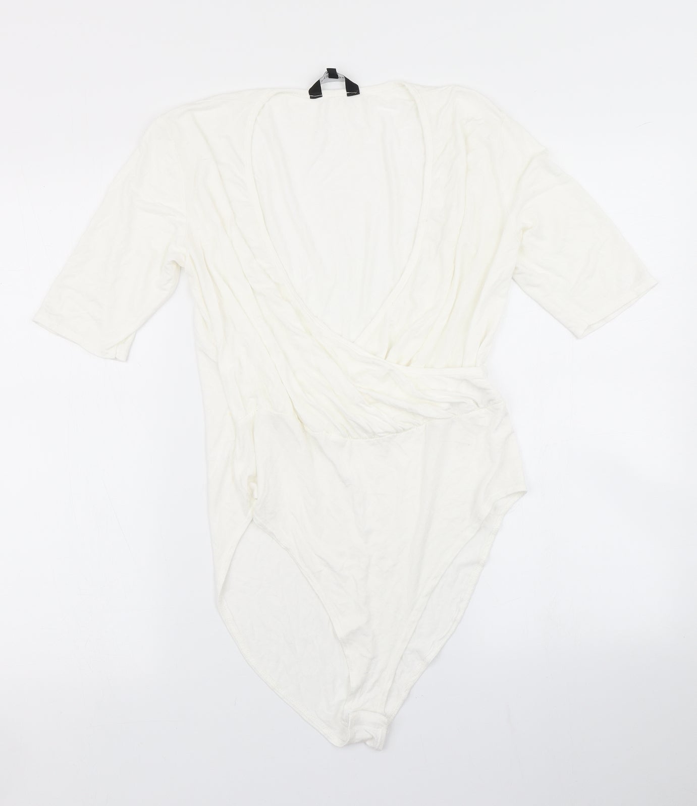 New Look Womens White   Bodysuit One-Piece Size 16