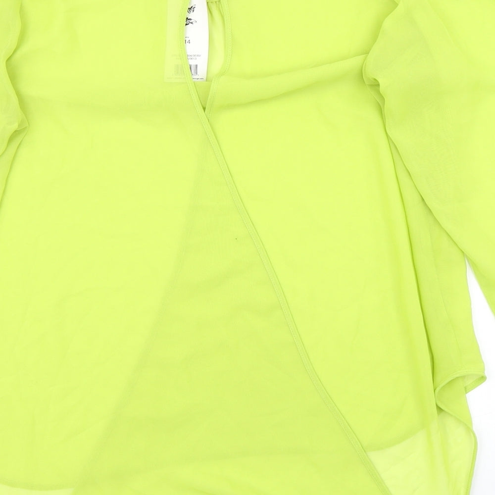G21 Womens Green   Basic Blouse Size 14