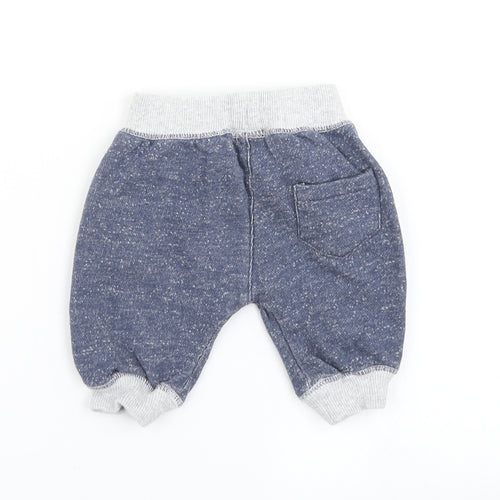 F&F Boys Blue   Jogger Trousers Size 0-3 Months