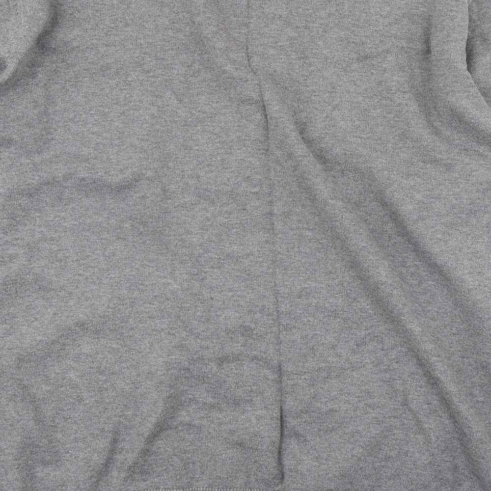 George Mens Grey  Knit Cardigan Jumper Size XL
