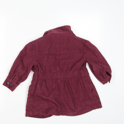 NEXT Girls Purple  Corduroy Jacket  Size 4 Years