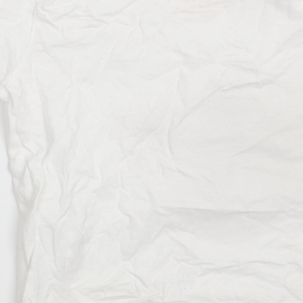 Primark Girls White   Basic T-Shirt Size 5-6 Years