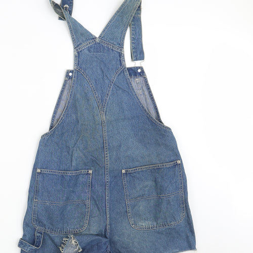 Style & Co. Womens Blue  Denim Pinafore/Dungaree Dress  Size 6