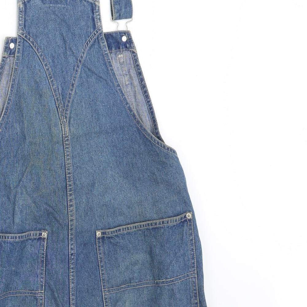 Style & Co. Womens Blue  Denim Pinafore/Dungaree Dress  Size 6