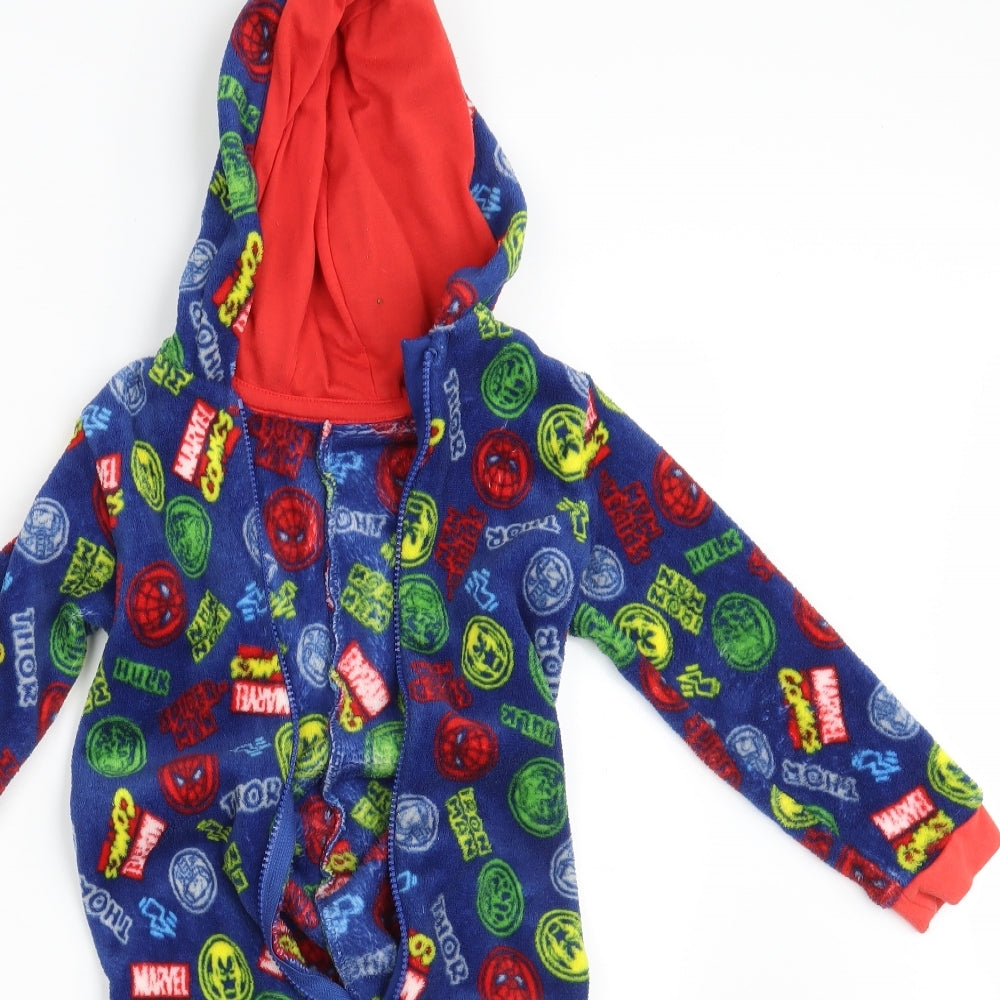Marvel Boys Multicoloured Geometric   One Piece Size 5-6 Years  - Inside Leg 18 Inches