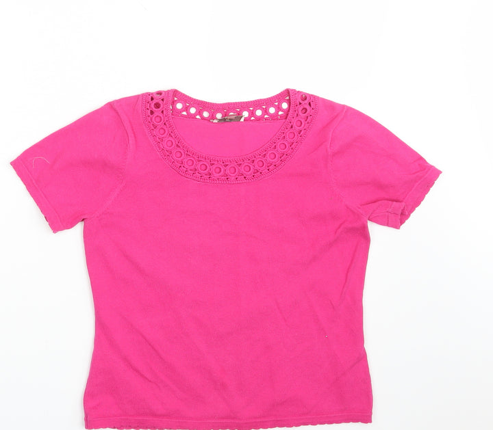 CC Womens Pink Pullover Jumper Size S