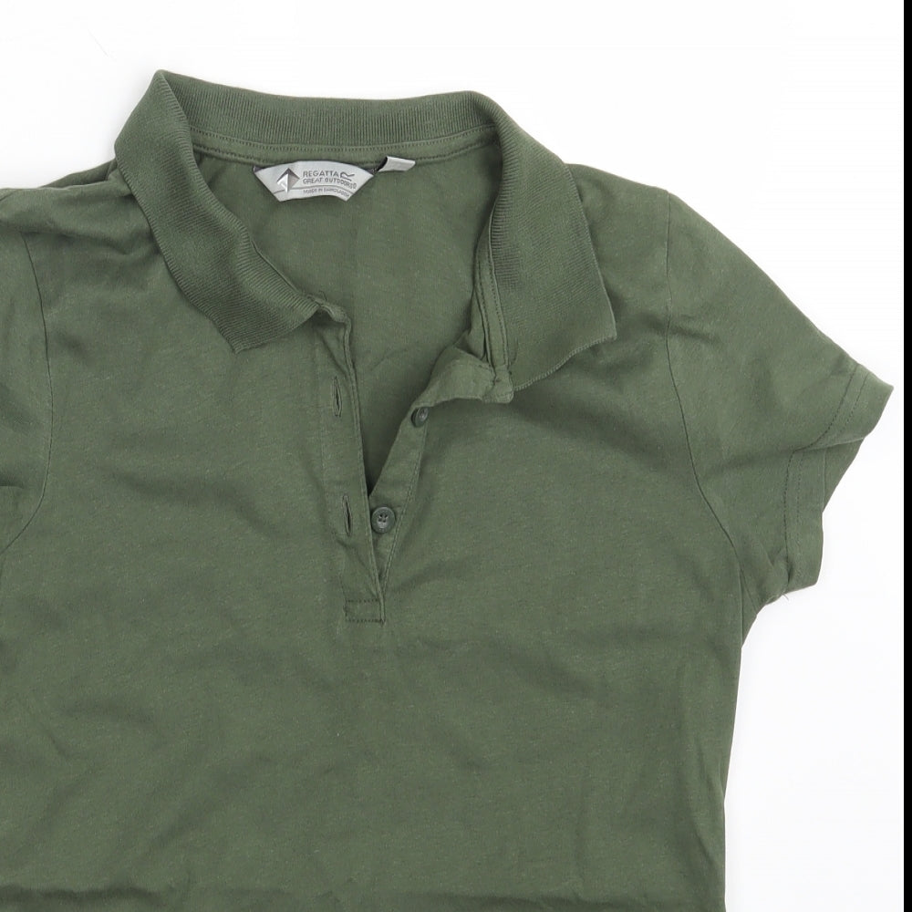 Regatta Womens Green   Pullover Polo Size 14