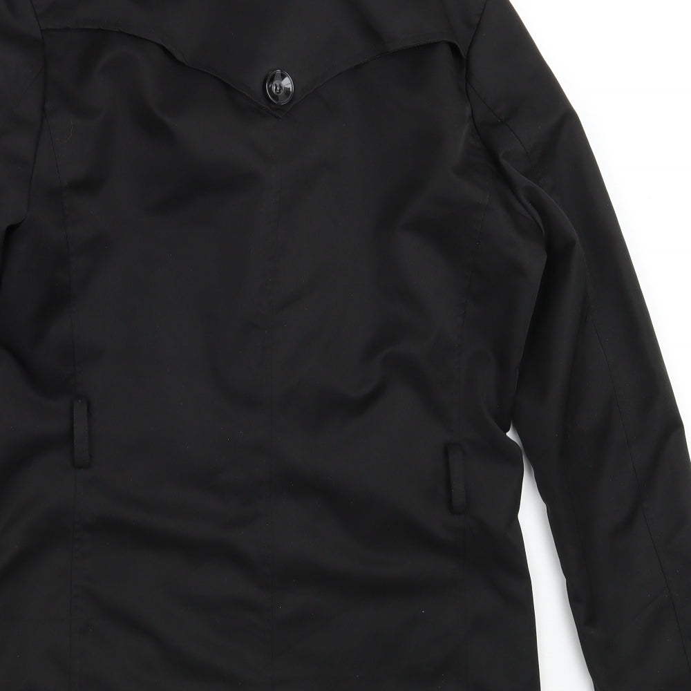 VSKa Womens Black   Overcoat Coat One Size