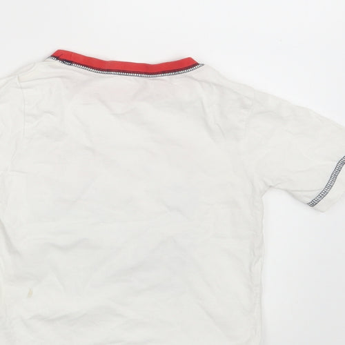 George Boys White   Basic T-Shirt Size 3-4 Years