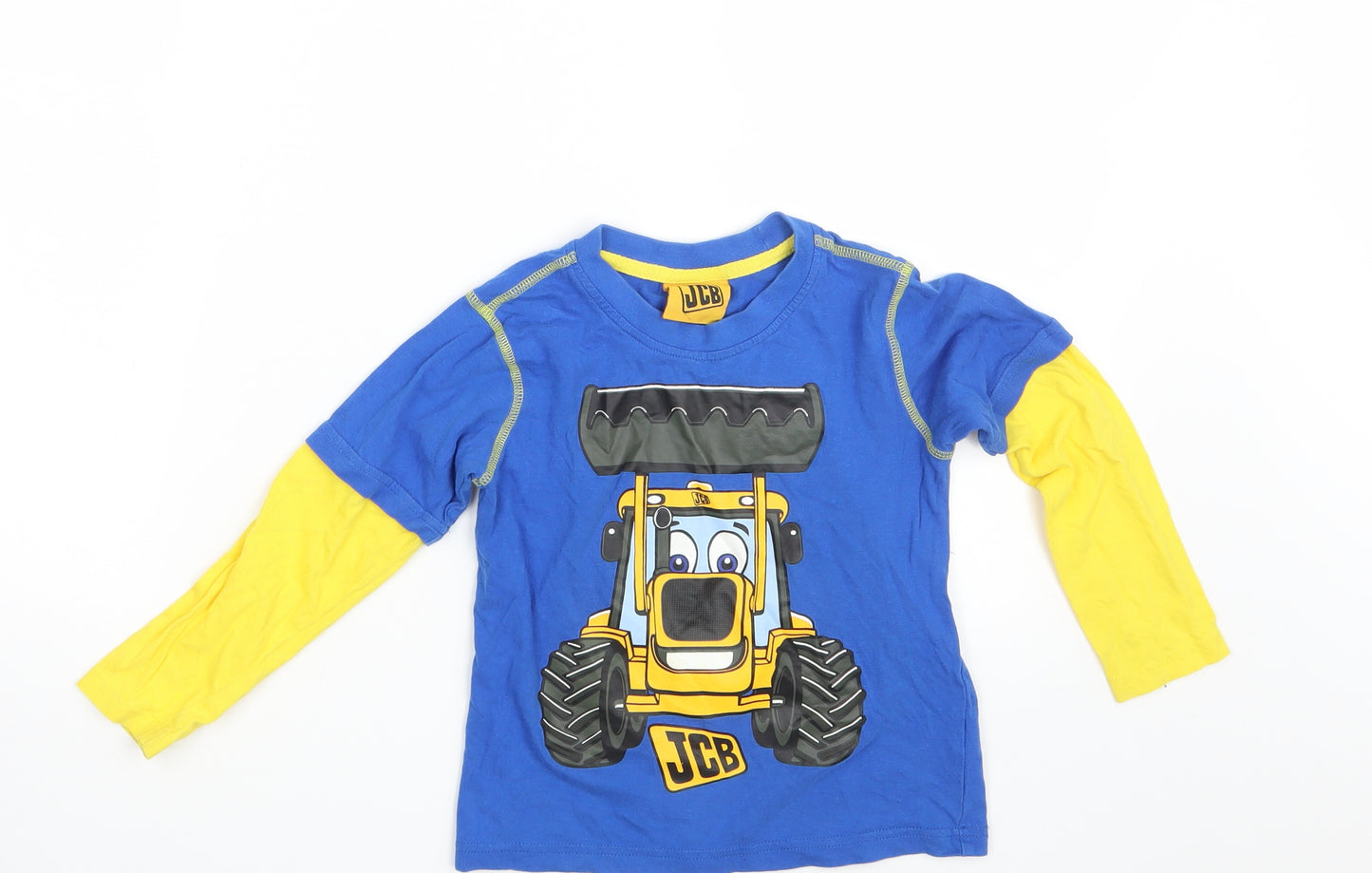 George Boys Multicoloured   Basic T-Shirt Size 3-4 Years  - JCB