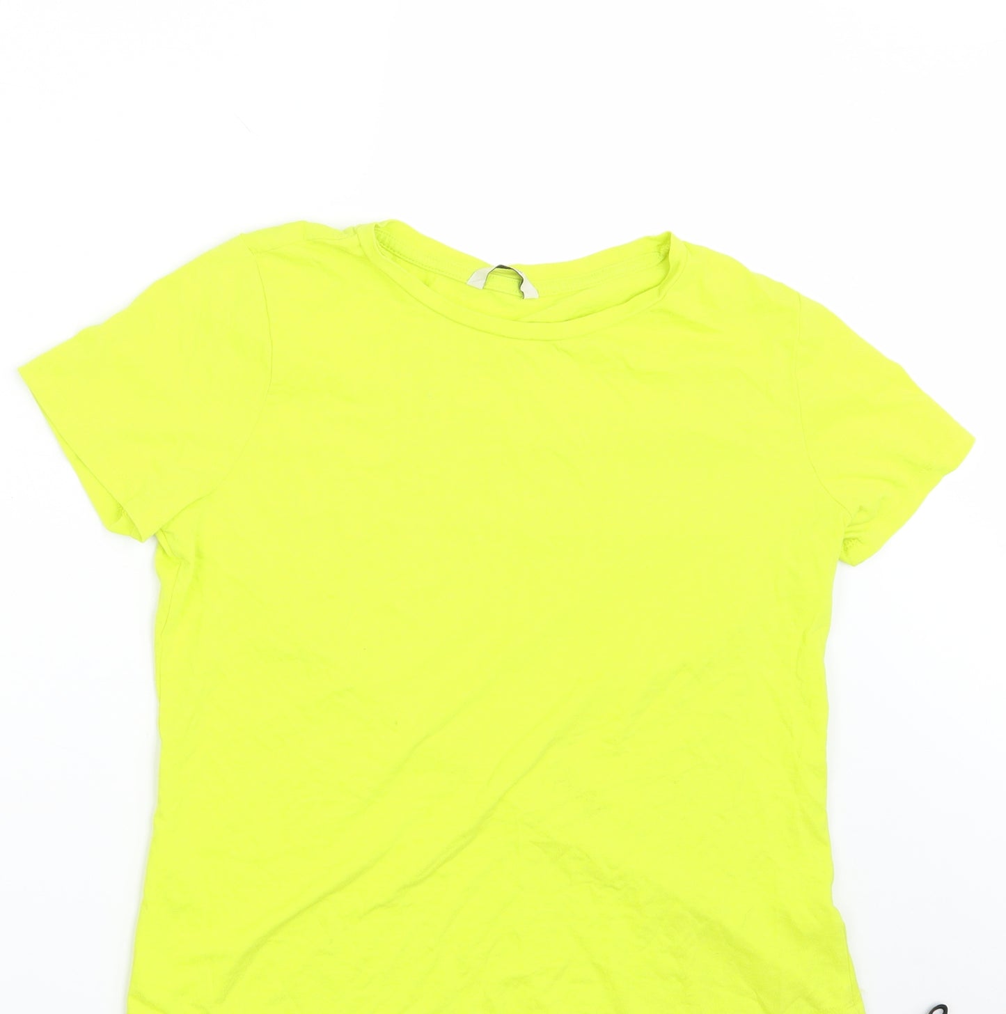 George Girls Yellow   Basic T-Shirt Size 12 Years
