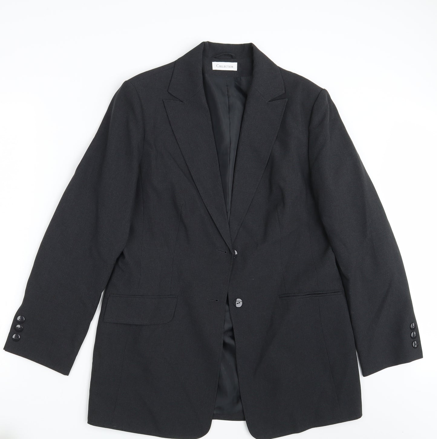 THE COLLECTION Womens Black   Jacket Blazer Size 14