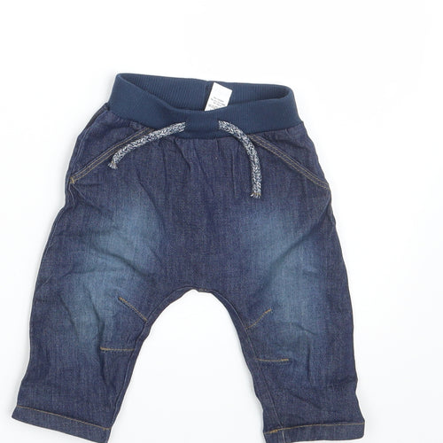 George Baby Blue   Sweatpants Jeans Size 0-3 Months  - Waist 14in; Inside  leg 7in