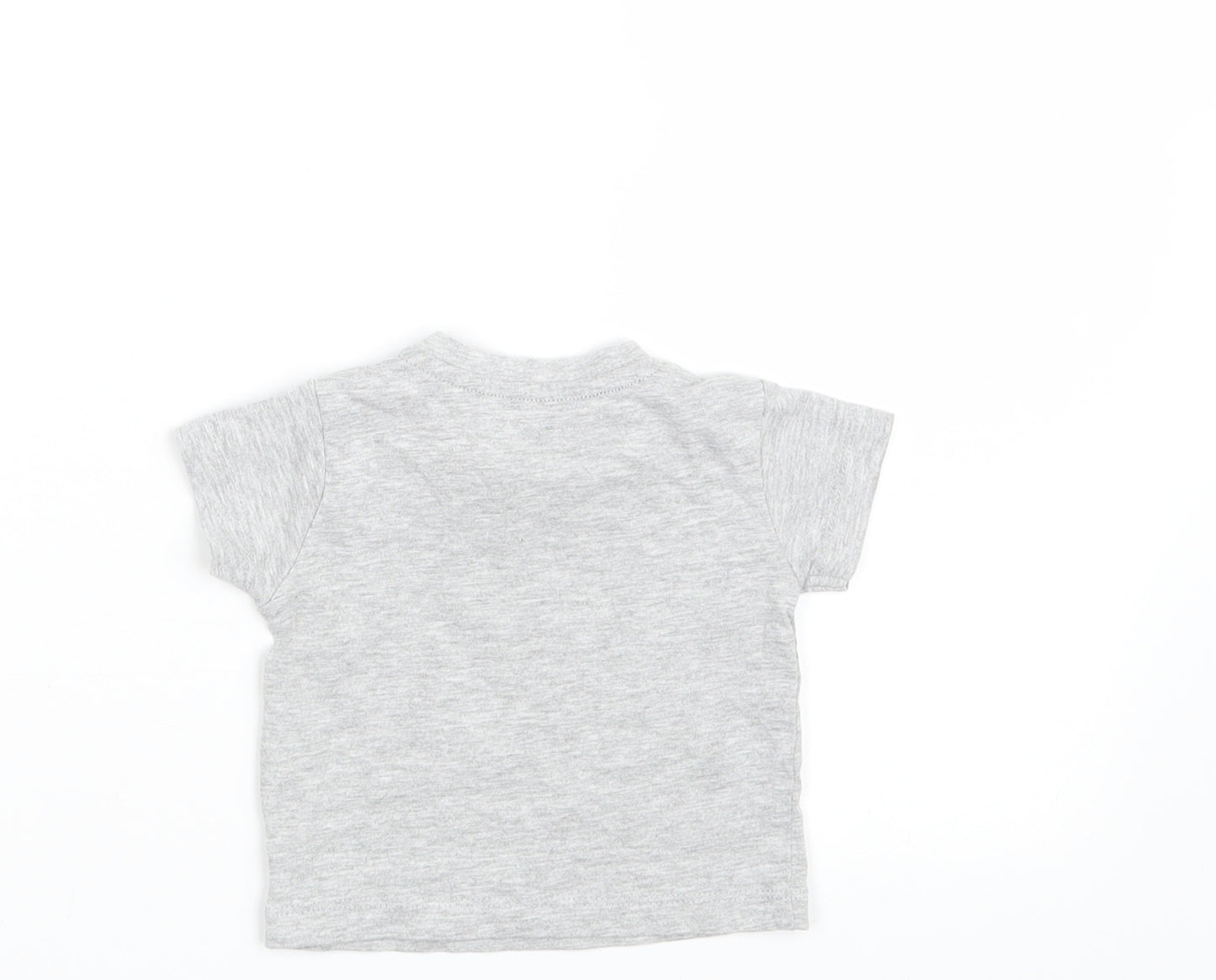 Matalan Baby Grey   Basic T-Shirt Size 0-3 Months