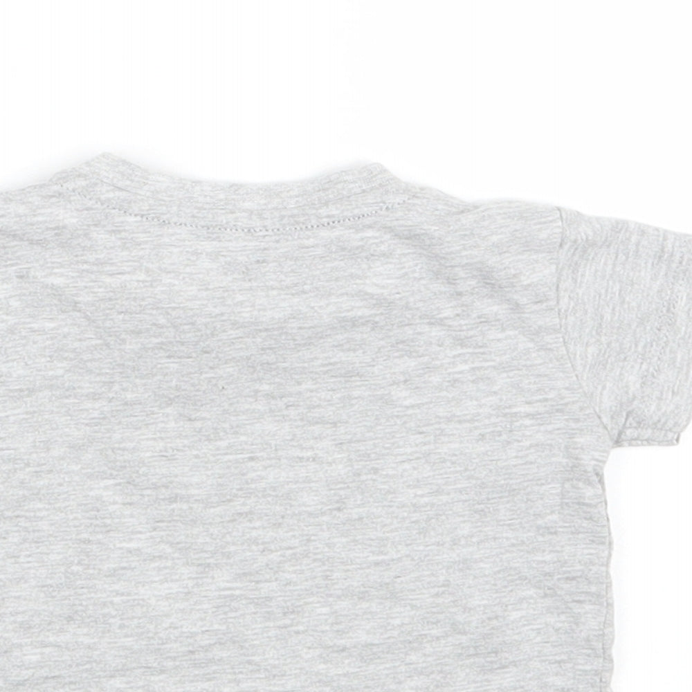 Matalan Baby Grey   Basic T-Shirt Size 0-3 Months