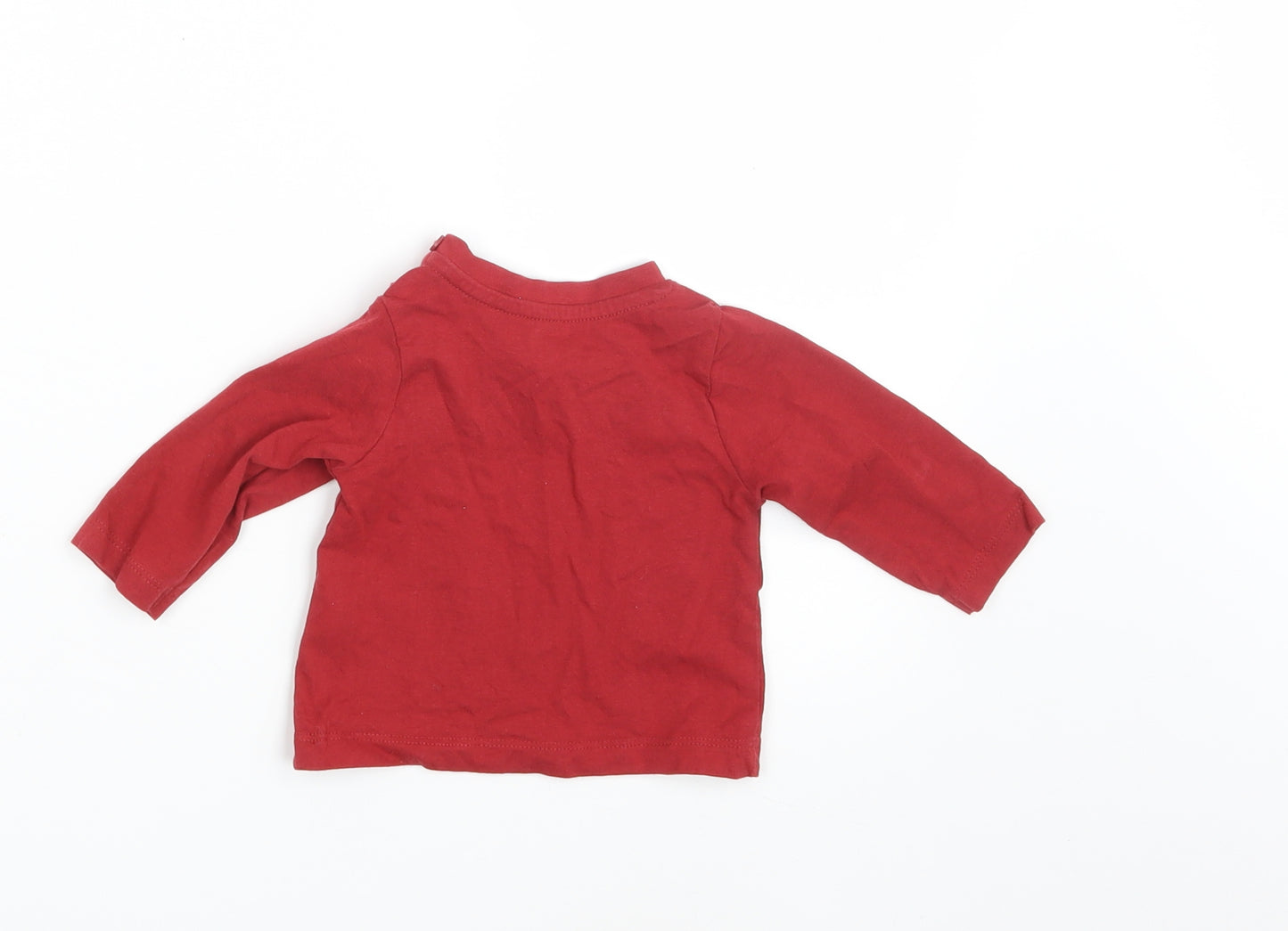 Matalan Baby Red   Basic T-Shirt Size 0-3 Months