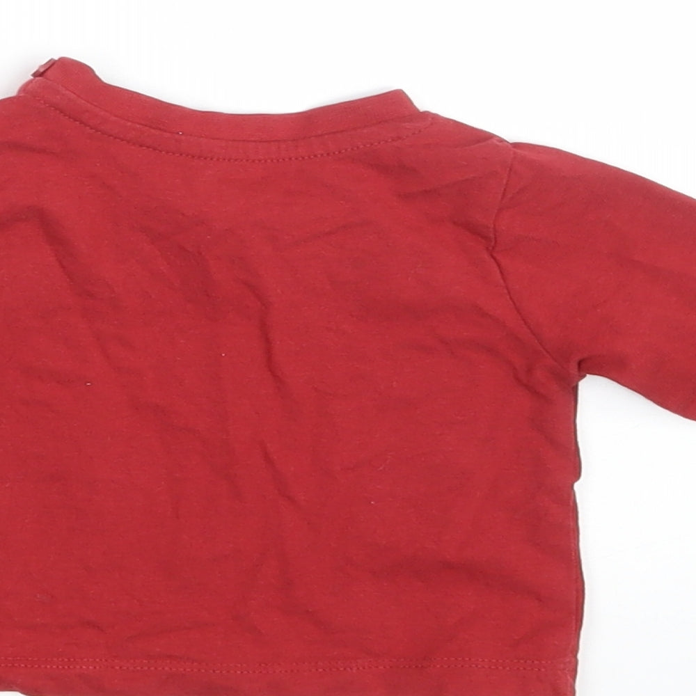 Matalan Baby Red   Basic T-Shirt Size 0-3 Months