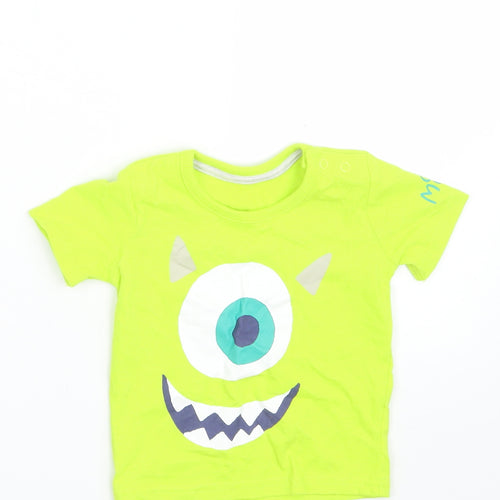 George Baby Green   Basic T-Shirt Size 3-6 Months  - MIKE