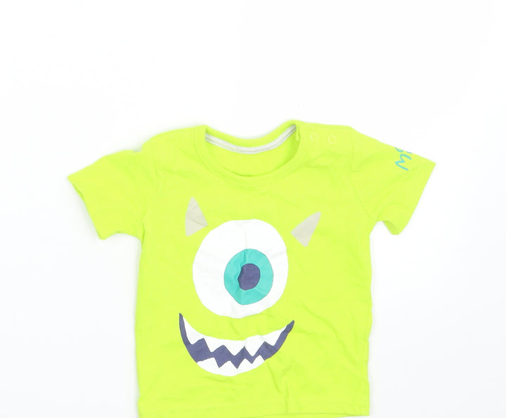 George Baby Green Basic T-Shirt Size 3-6 Months - MIKE