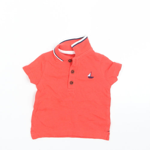 F&F Baby Red   Basic Polo Size Newborn