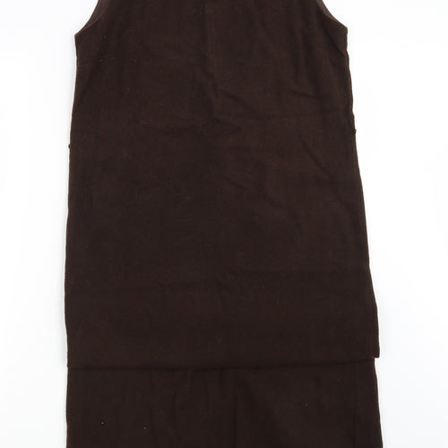 Modern Woman Womens Brown   Fit & Flare  Size 12