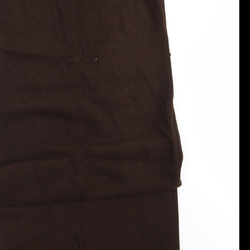 Modern Woman Womens Brown   Fit & Flare  Size 12