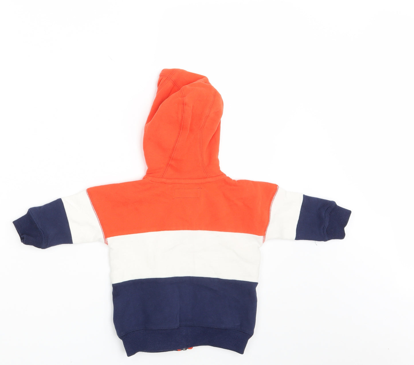 NEXT Boys Multicoloured Striped  Full Zip Jumper Size 6-9 Months