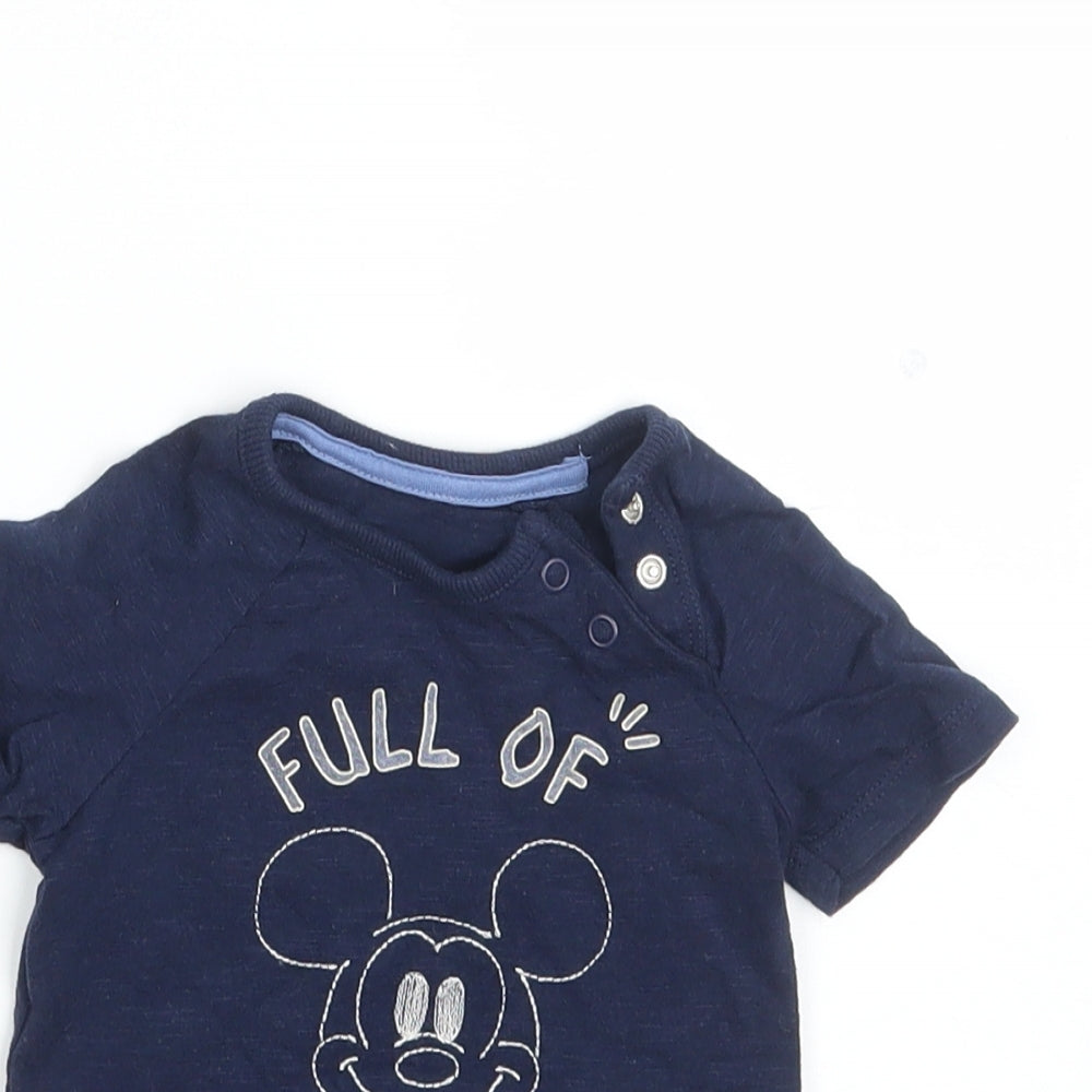 George Baby Blue   Basic T-Shirt Size 3-6 Months