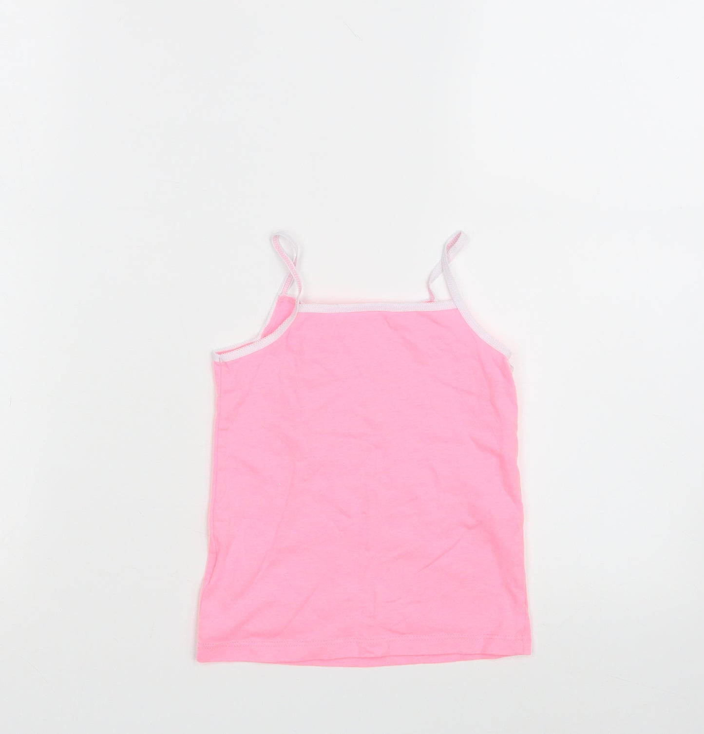 Primark Girls Pink   Camisole T-Shirt Size 4-5 Years