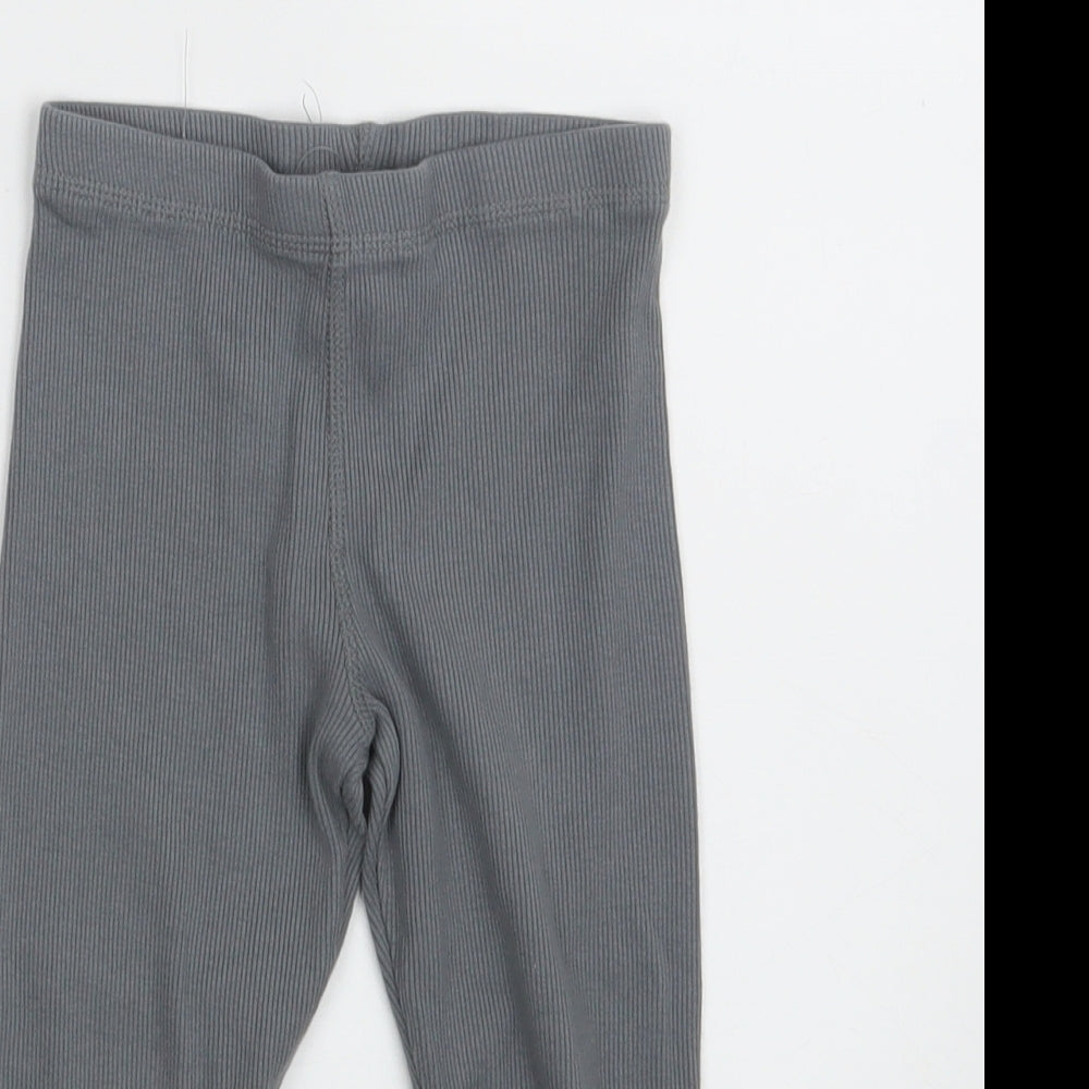 F&F Girls Grey   Jegging Trousers Size 4-5 Years - Waist 18in; Inside  leg 14in