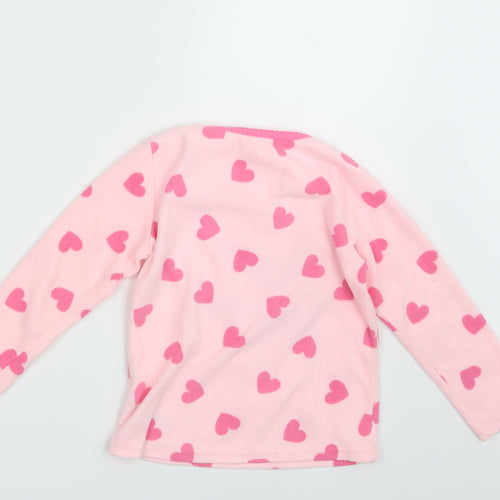 Primark Girls Pink Polka Dot  Pullover Jumper Size 5-6 Years