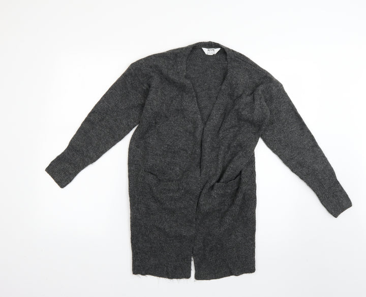 Dorothy Perkins Womens Grey Cardigan Jumper Size S
