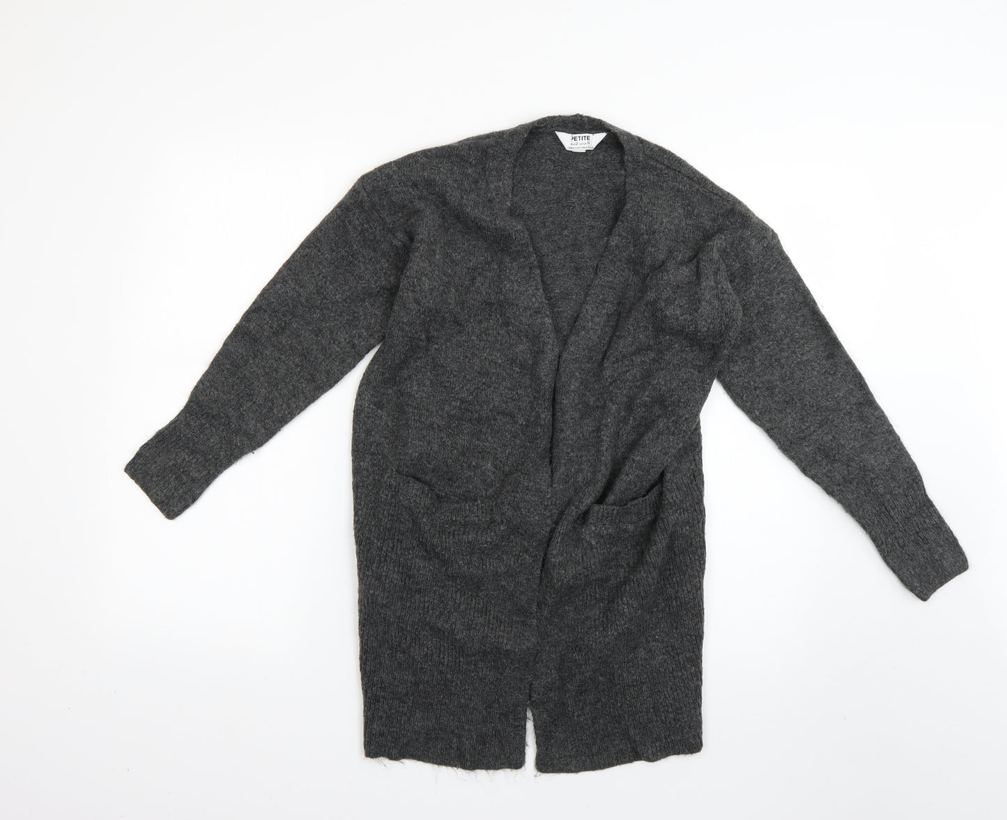 Dorothy Perkins Womens Grey   Cardigan Jumper Size S