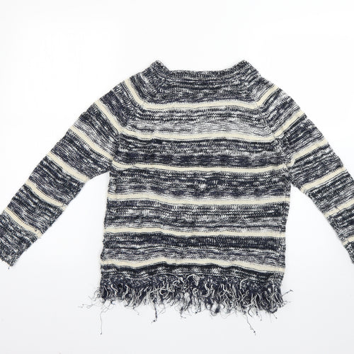 M&Co Womens Multicoloured Striped  Pullover Jumper Size 12