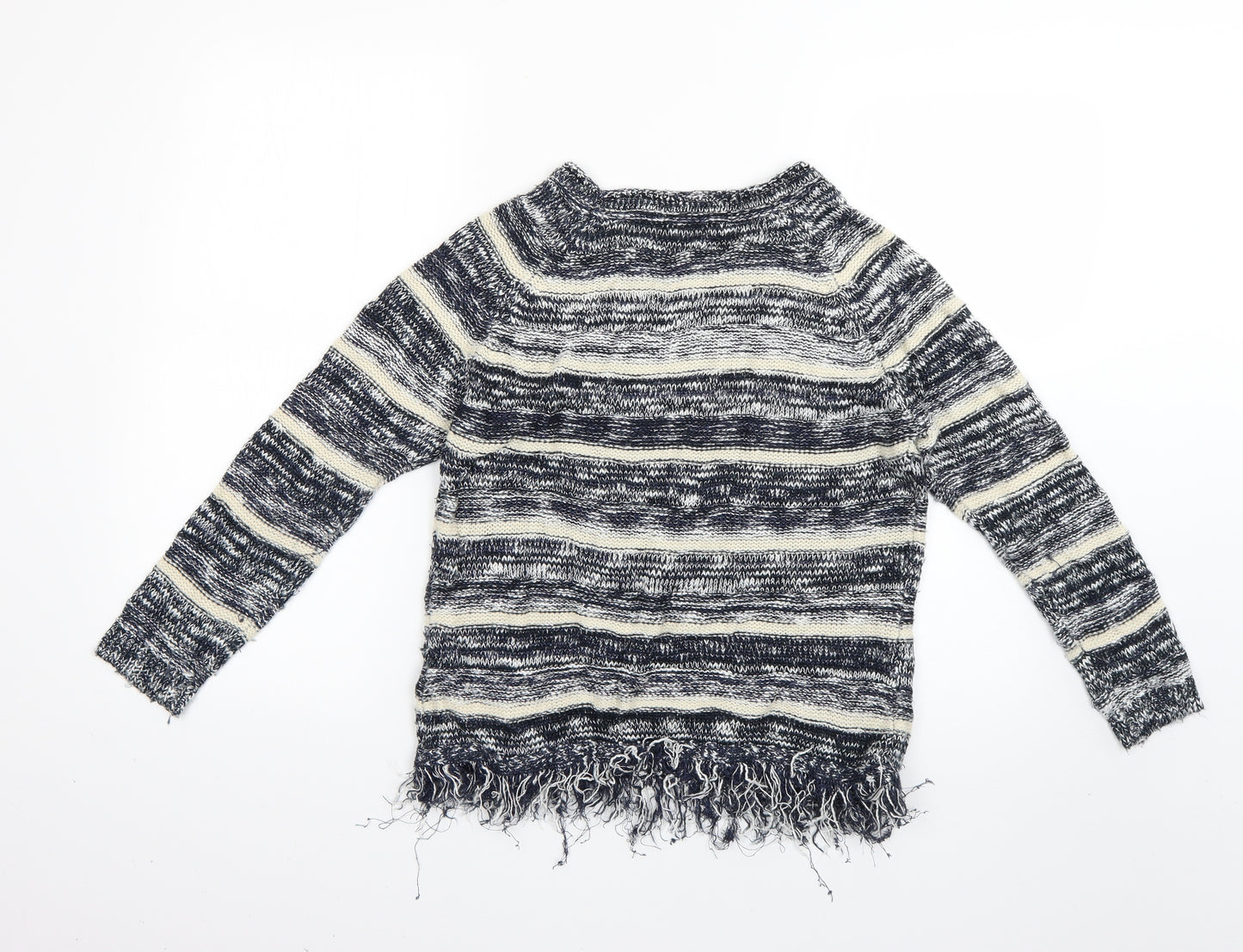 M&Co Womens Multicoloured Striped  Pullover Jumper Size 12