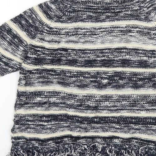 M&Co Womens Multicoloured Striped  Pullover Jumper Size 12