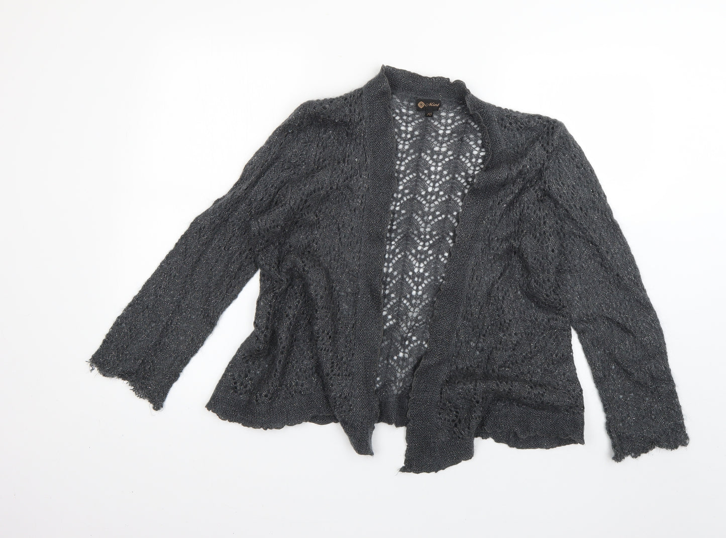 Mint Womens Grey   Cardigan Jumper Size 10