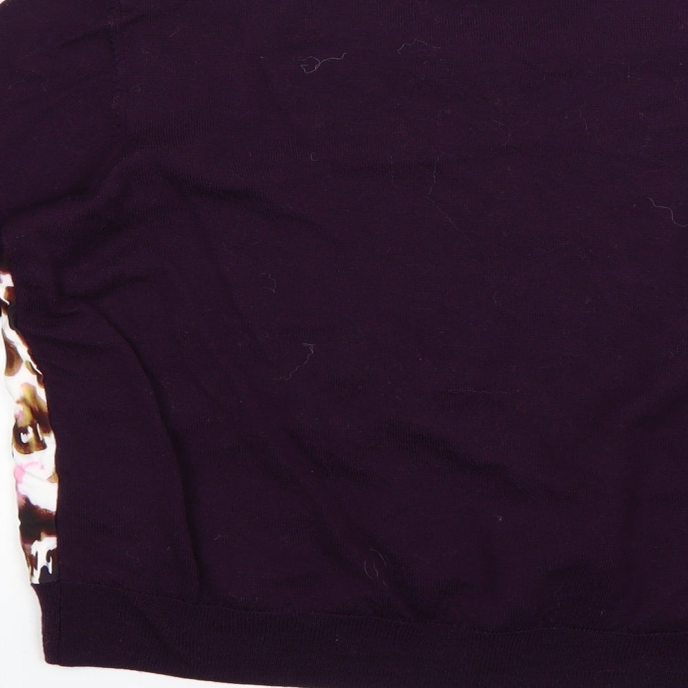Jaeger Womens Purple   Pullover Jumper Size XL