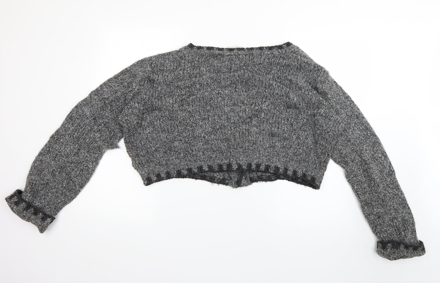 hennes Womens Grey   Cardigan Jumper Size S