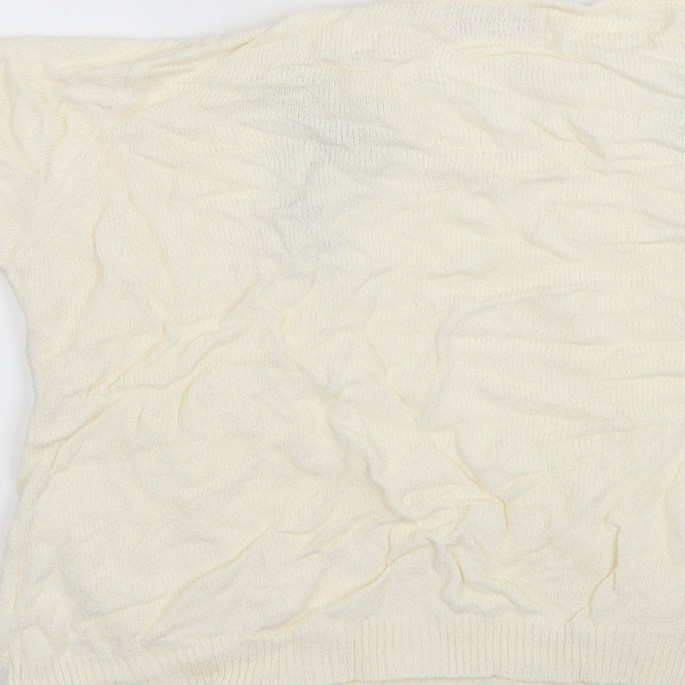 EWM Womens White   Pullover Jumper Size 18