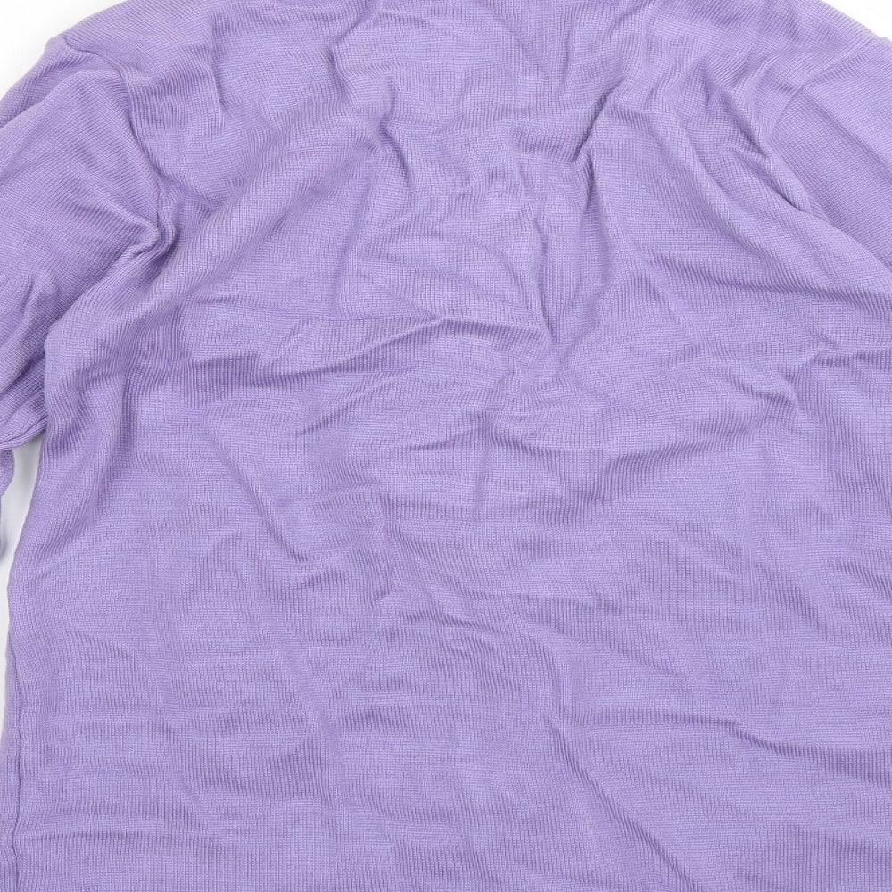 paramour Womens Purple   Cardigan Jumper Size XL