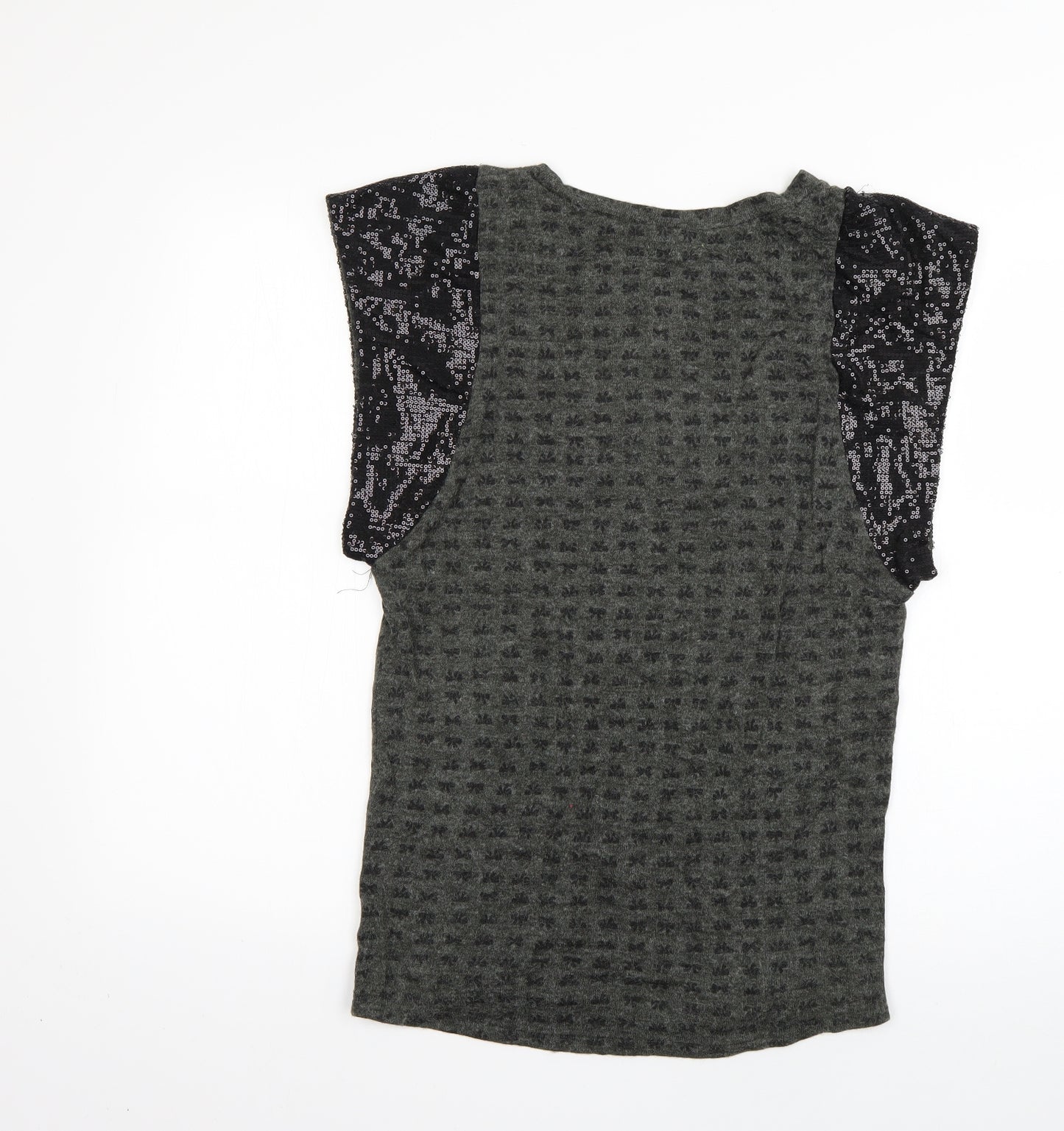 max c Womens Green   Basic T-Shirt Size 10