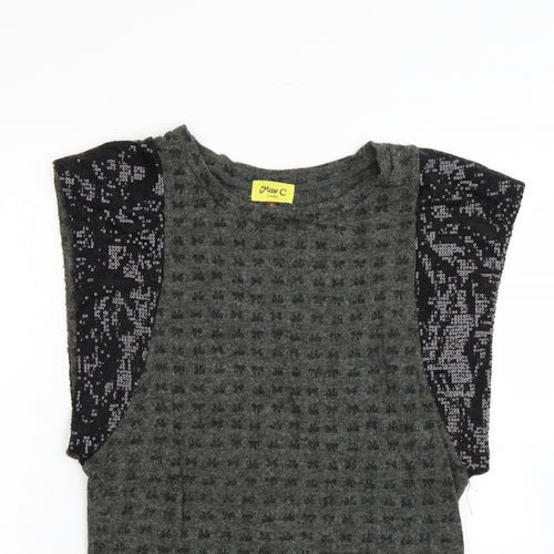 max c Womens Green   Basic T-Shirt Size 10