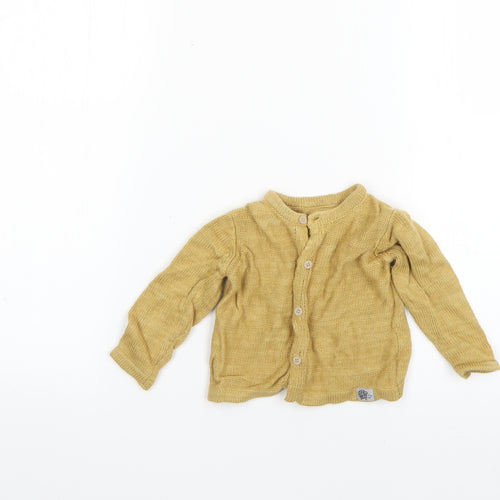 George Baby Yellow   Cardigan Jumper Size 3-6 Months