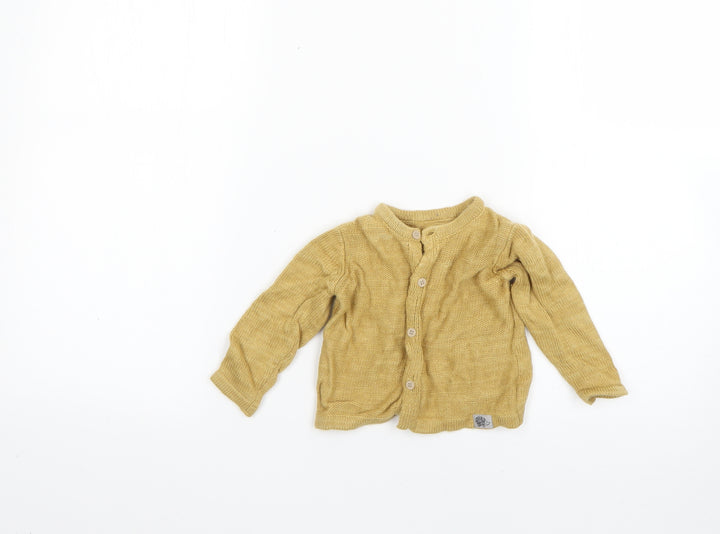 George Baby Yellow   Cardigan Jumper Size 3-6 Months