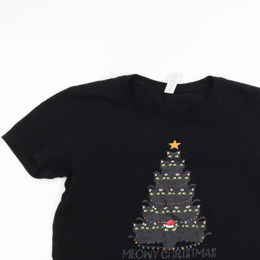 Bella Womens Black   Basic T-Shirt Size M