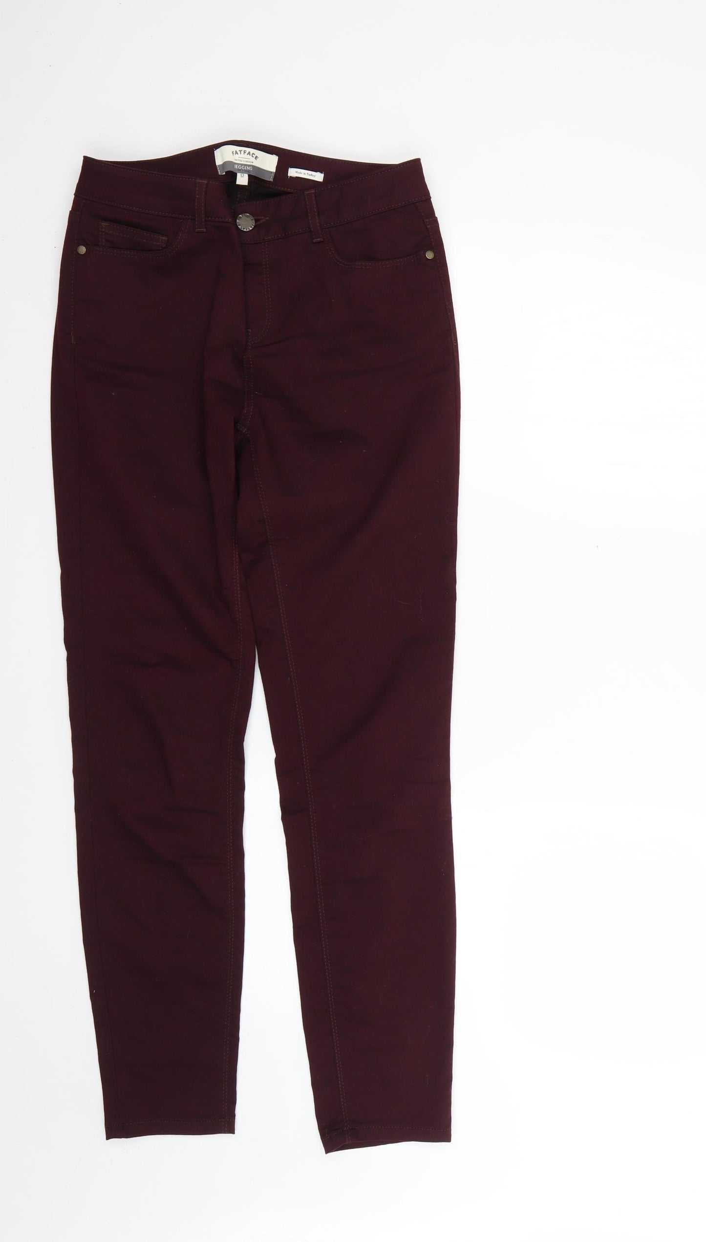 fatface Womens Purple   Skinny Jeans Size 12 L28 in