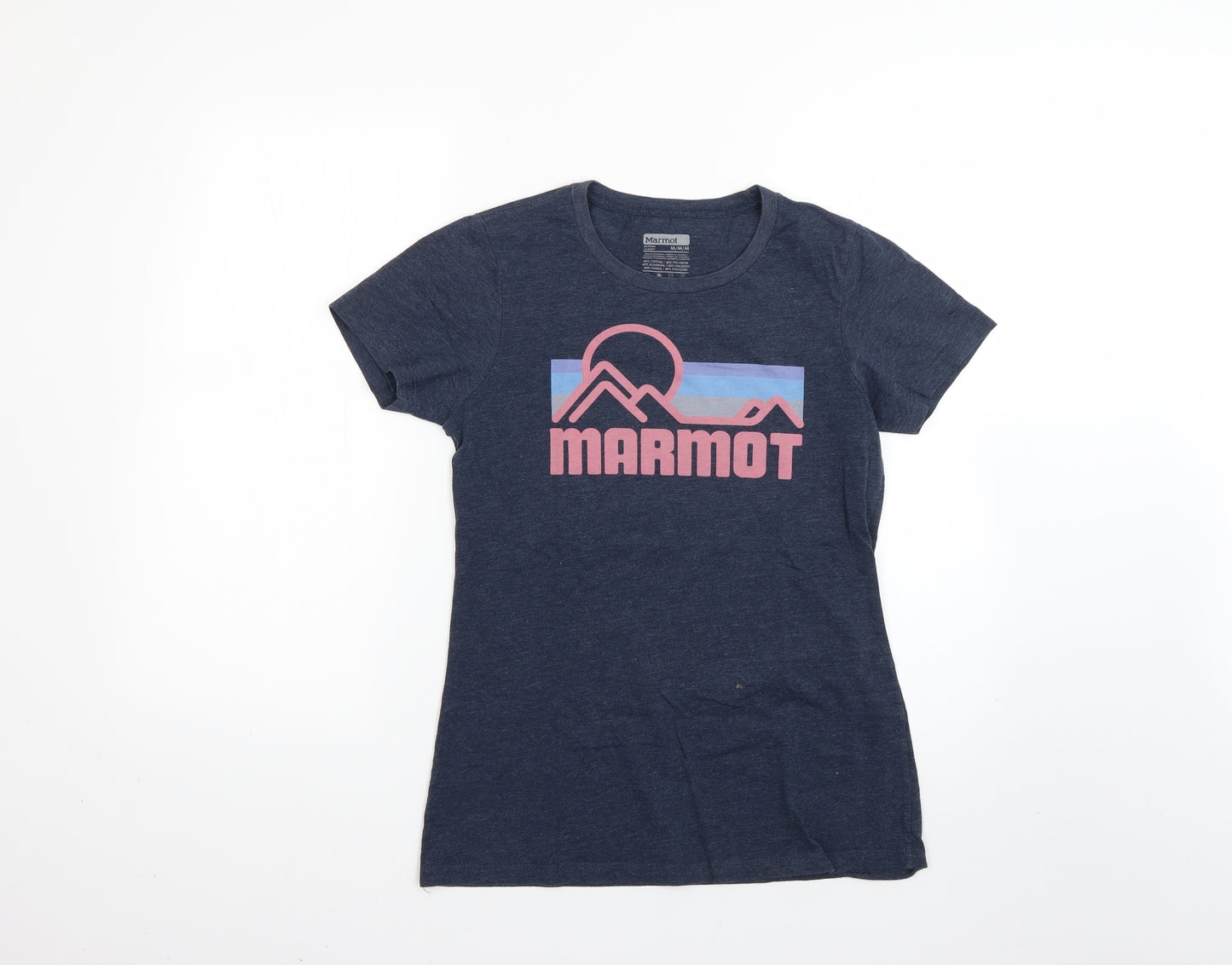 Marmot Womens Blue   Basic T-Shirt Size M